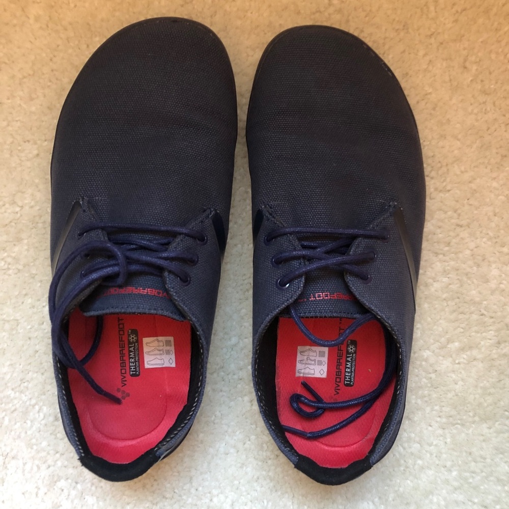 Vivo Barefoot - Mens - Thermal lining - Blue Canvas